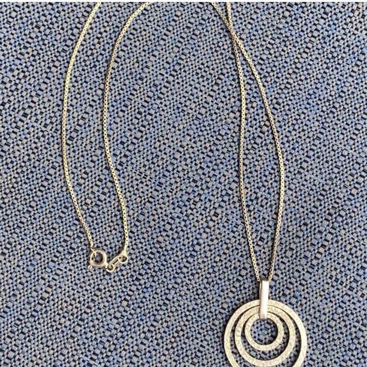 Gorgeous Vintage Italian Sterling Silver Necklace